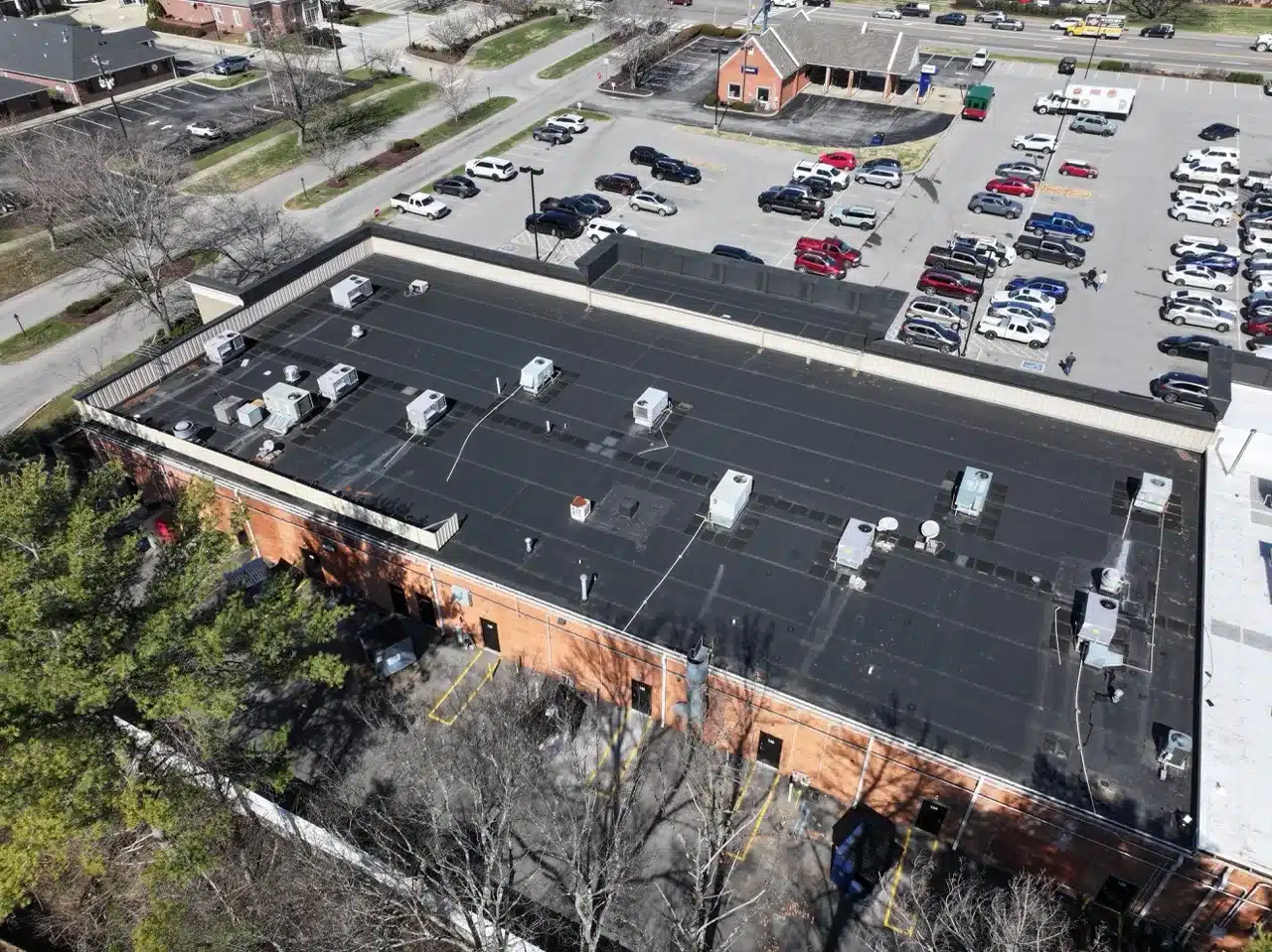 Commercial roof replacement project by Southern Roofing Co. in Middle Tennessee